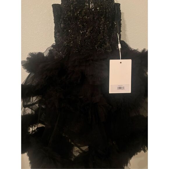 Mac Duggal Short Ruffle Tiered Dress NEW NWT - Picture 5 of 11